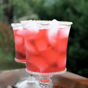 Glass of Candy Apple Margarita